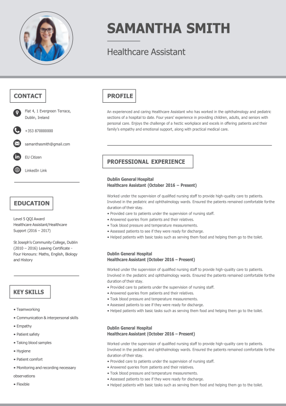 Mid Level – 3 to 7 Years - Template